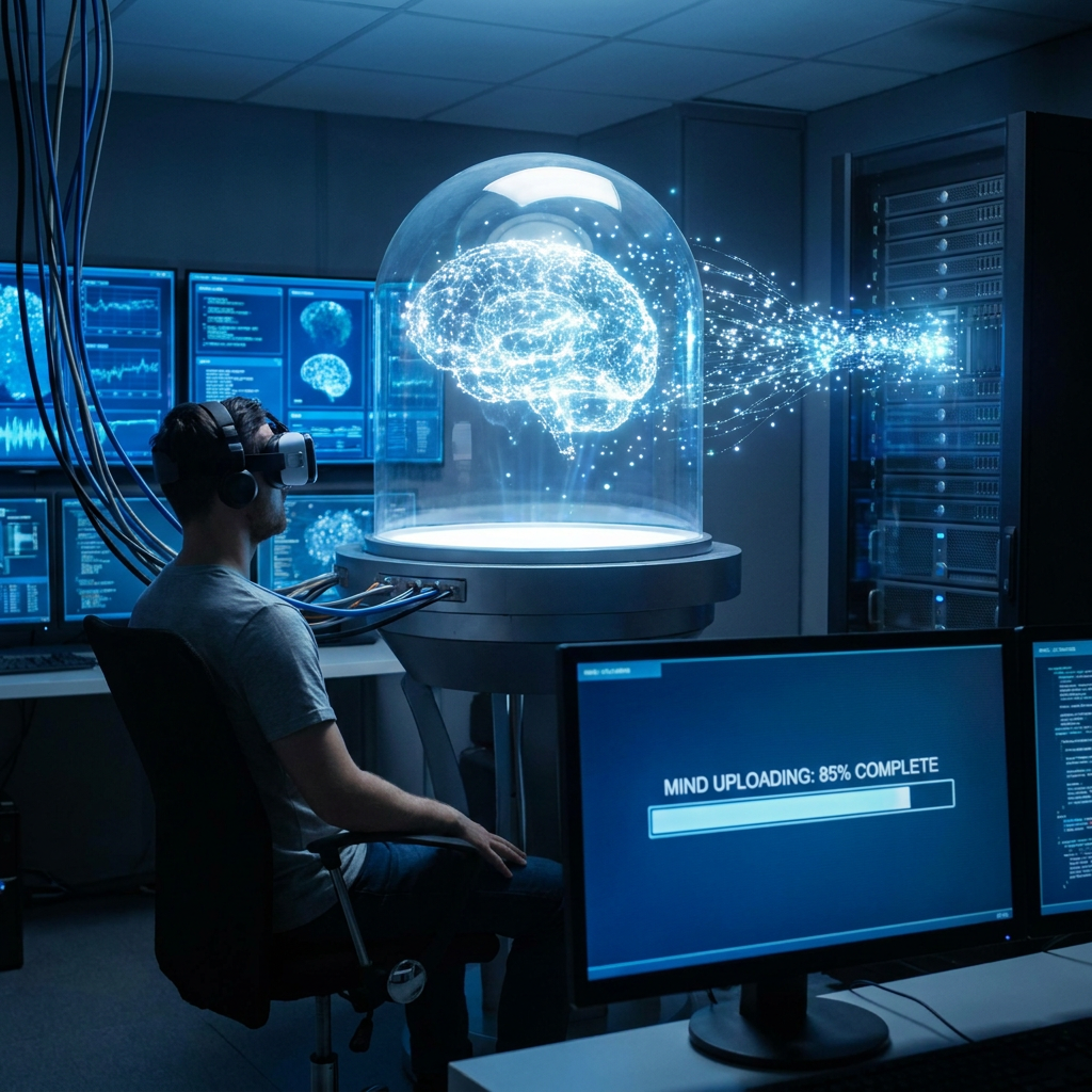 Mind uploading definition